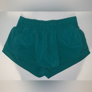Green “aerie” athletic shorts